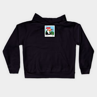 Toucan celebrates Indonesia's independence day Kids Hoodie